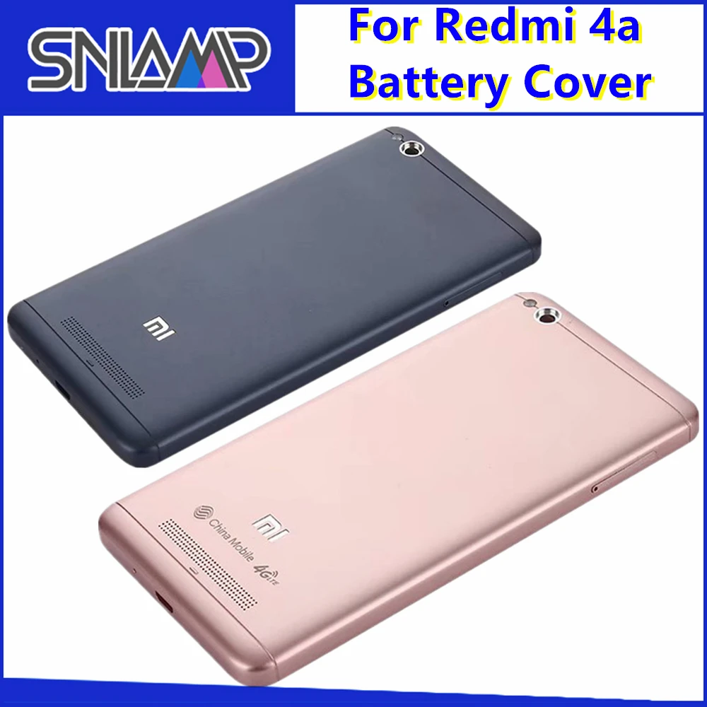Redmi4A оригинальный корпус для Xiaomi Redmi 4A Пластиковая Задняя Крышка батарейного