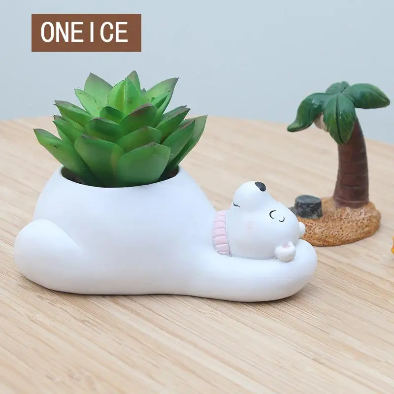 

Flower Home Garden Home Decoration Planter Pot Cartoon Flower Pot Planter Desktop Vase Home Office Accessories Bonsai Pot