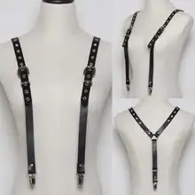 M-xxl Размер подтяжки ремень ремни 4 зажимы подвески регулируемые эластичные брюки X сзади подтяжки двойные плечевые повязки