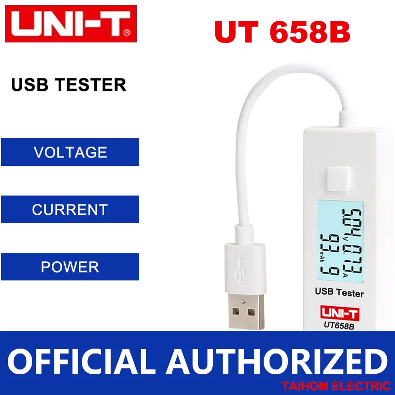 USB тестер UNI T UT658B для зарядки телефона компьютера монитор напряжения и