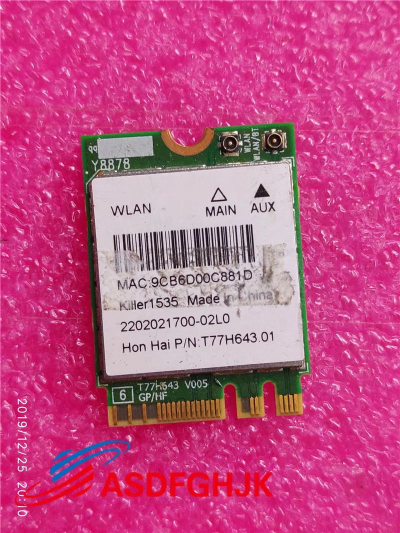 Для ACER aspire G9-591 G9-592 G9-593 T77H643.01 ноутбук Беспроводной карты NC.23611.036 ngff убийца 1535 Wi-Fi