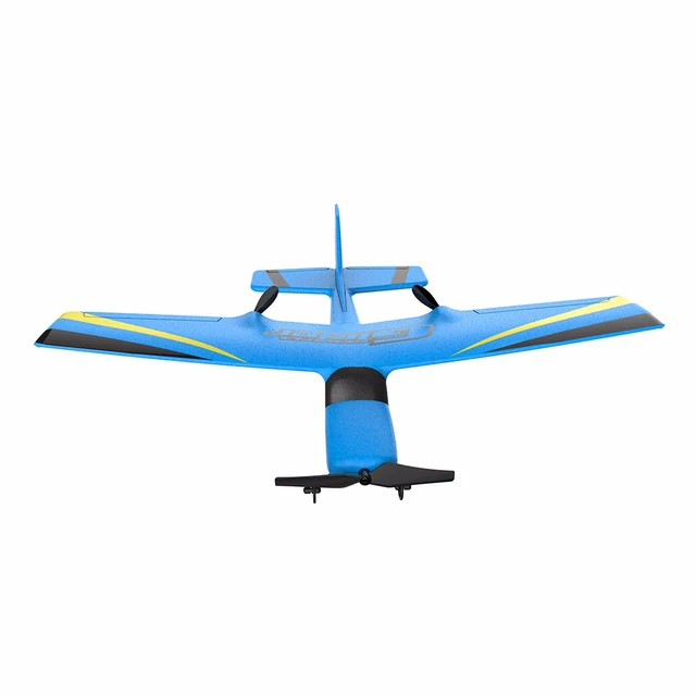 Remote Control Fighter Aircraft Toy Glider Aeroplane Fixed Wing Foam Aircraft Drop Resistance Toys for Children Kids Toy JS206 Blue