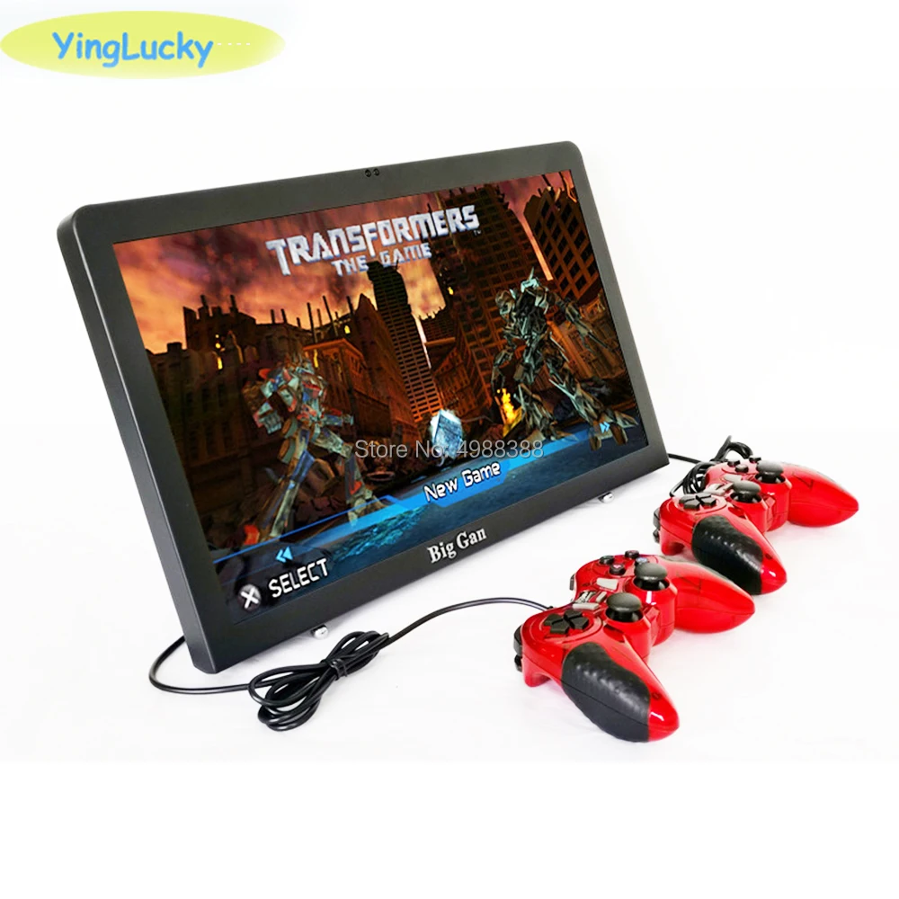 Yinglucky Джойстики+ Pandora box 3d 2448+ 18,5 дюймов ТВ Видео игры fba mame ps1 3d