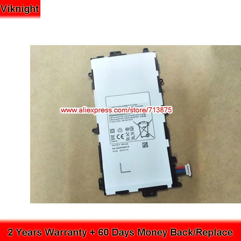 Настоящая батарея 3,75 V 4600mAh SP3770E1H для samsung Galaxy Note 8,0 GT-N5100 N5110 N5120