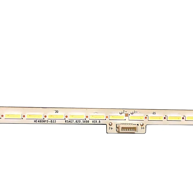

10pcs LED strip HE480HFD-B33 RSAG7.820.5698 VER.B 65LED 600MM for LED48K370 LED48EC510N
