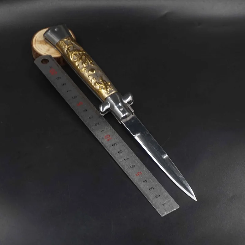 Survival Tactical Knife Outdoor Folding Pocket Knife 440C Blade Camping Self-defense Hunting Knives Utility EDC Multi Tools