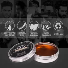 3 шт./компл. Для мужчин уход за волосами масла блестящие здоровые формируя Уход за лошадьми практичные с гребень для укладки волос подарок Натуральная гладкая помада для волос салон