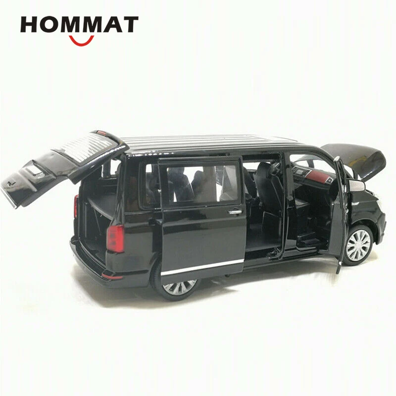 HOMMAT 1:32 T6 Multivan MPV модель автомобиля из металлического сплава оттягивающая игрушка литая под давлением модель автомобиля коллекция детских подарочных игрушек для детей