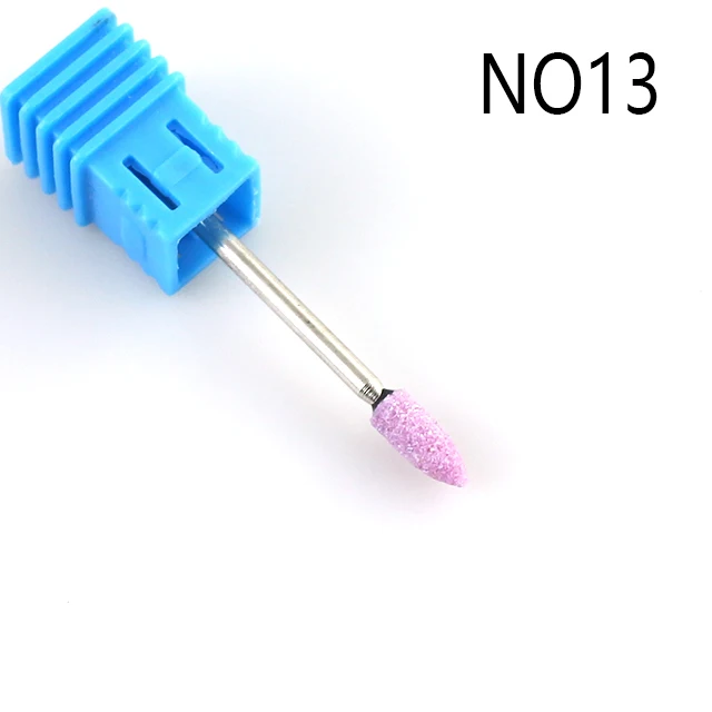 21 тип корунд электрический дизайн ногтей сверло фреза для маникюра аксессуары для машины заусенцы кутикулы чистые инструменты для ногтевого салона - Цвет: 13