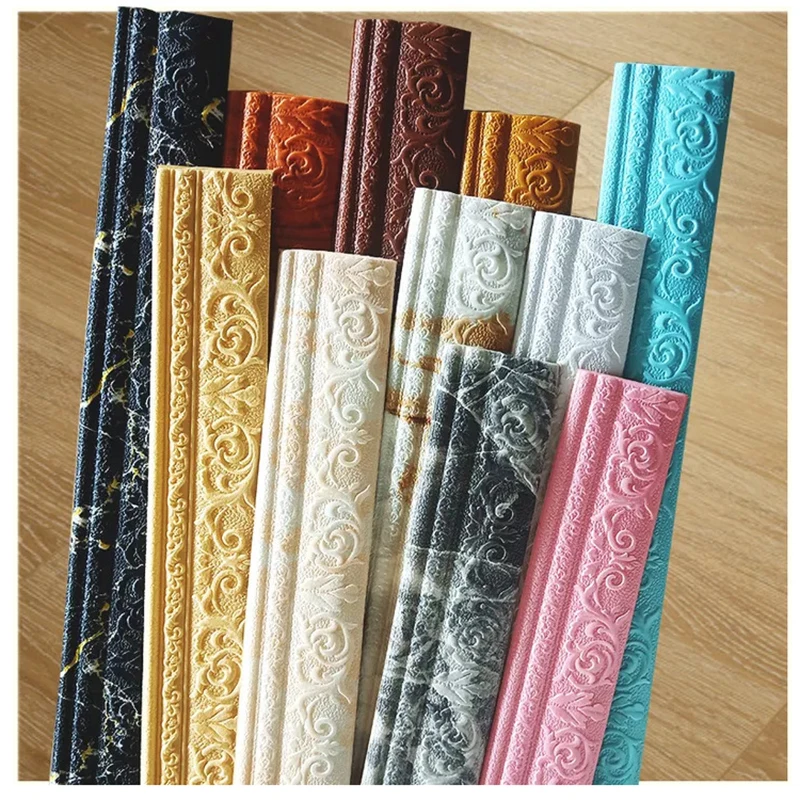 

DIY Selfadhesive 3D Waistline Wallpaper Border for Kitchen TV background Wall