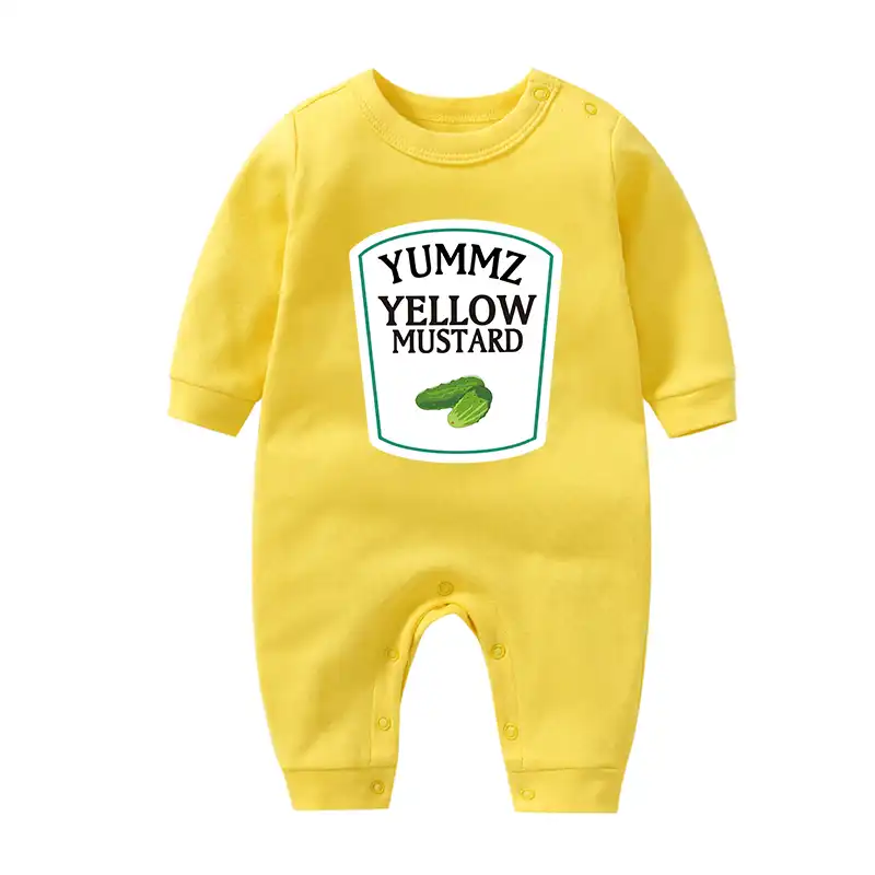 mustard baby bodysuit
