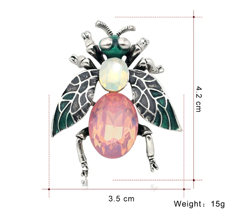 Стразы с кристаллами, эмалированные броши в виде насекомых в виде животных для женщин, девочек, мужчин и мальчиков, милая мультяшная панда, мышь, крокодил, пчела, брошь, шарф