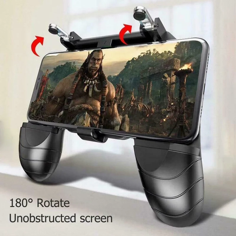  Top W18 Smartphone Gaming Trigger For Pubg Gamepad Fire Button Handle Grip Kit