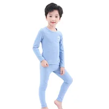 

Children's Pajama Tops Thermal Underwear Set Boy Autumn Clothes Long Trousers Girl Baby Home Service Kid