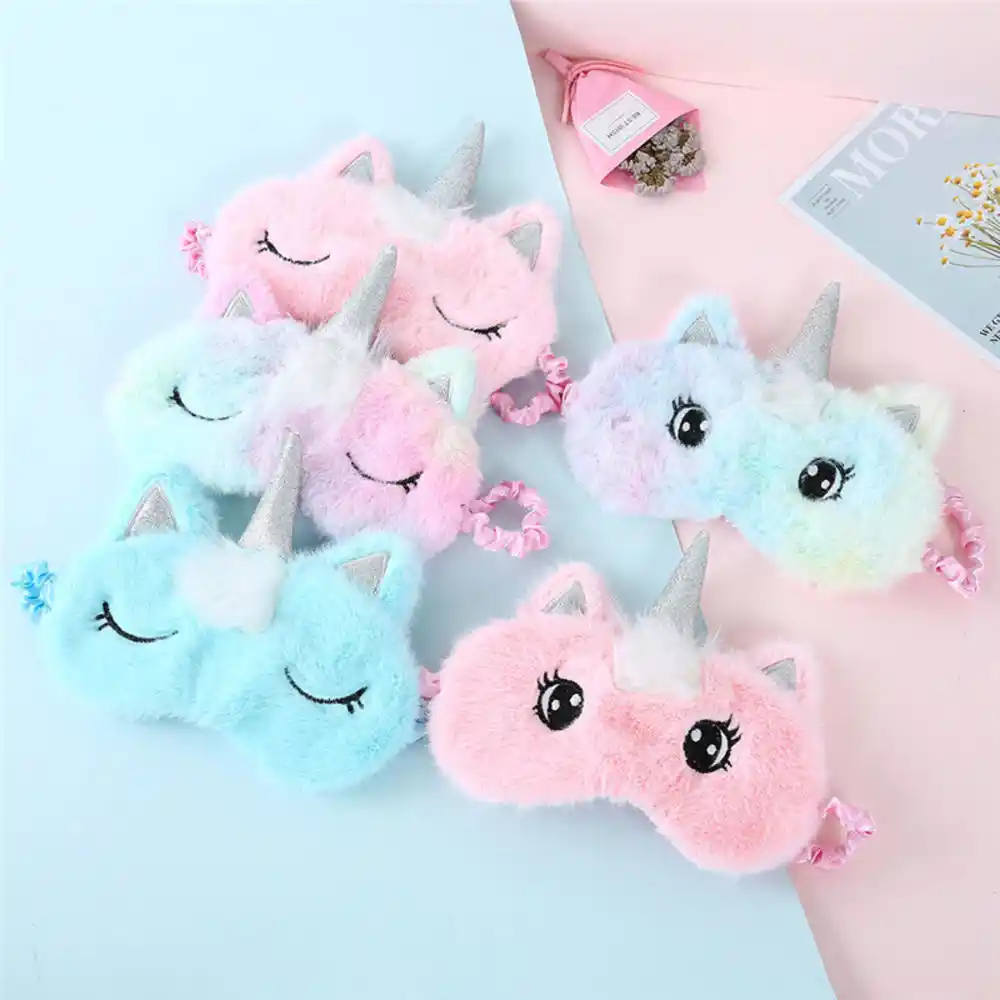 ぬいぐるみアニメ睡眠アイマスクかわいい子供睡眠マスク漫画 3dアイカバー目目隠しトラベルバンドシェード残り眼帯 顔スキンケアツール Aliexpress