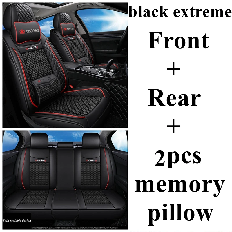 Авто сиденья для Land Rover freelander 2 Discovery Sport Range Rover велар(Land Rover Range Rover Jaguar XE XF XJ E-PACE F-PACE I-PACE XFL - Название цвета: black Extreme