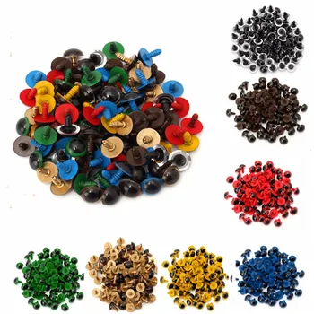 

20pcs 10mm/14mm Mix Color Plastic Safety Eyes DIY For Teddy Bear Stuffed Toy Snap Animal Puppet Doll Craft Toy Part