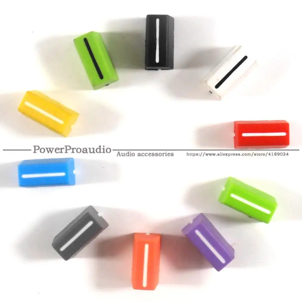 

10pcs Straight Slide Potentiometer Cap / 22mm * 14mm For RANE TTM-54 56 57 61 68 Sixty-Eight Fader Cap