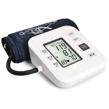 

Home health care Pulse measurement tool Portable LCD digital Upper Arm Blood Pressure Monitor 1 Pcs Tonometer
