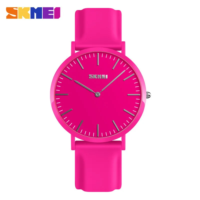 

Skmei 9179 Fashion Lovers Quartz Watch Women's Cool Color Watch Strap Dial Simple Style Table