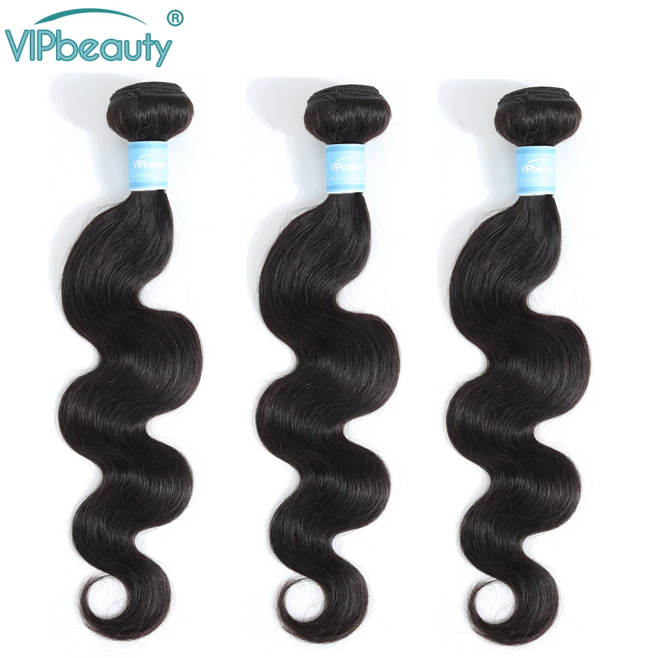 Vip beauty, малазийские волнистые человеческие волосы, пряди remy для наращивания, 4 пряди/Лот, 1b, 10-28 дюймов