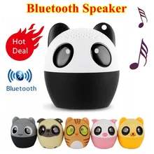 Симпатичные Мини-животные Bluetooth динамик: портативный мультфильм беспроводной музыкальный плеер стерео динамик s сабвуфер динамик s с микрофоном A1911-19