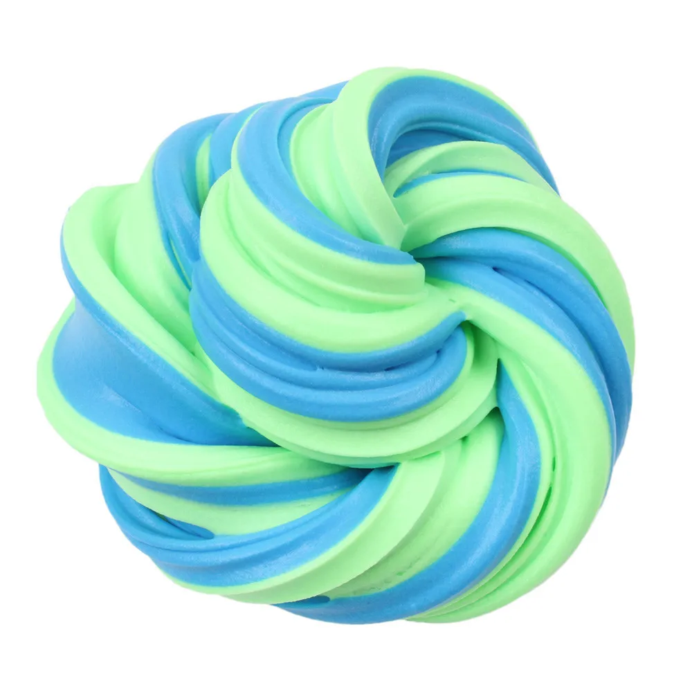 Beautiful two-Color Cloud Slime Modeling Clay Educational Kids Interactive Toy Putty Scented stress reliever Kids Clay Toy #A