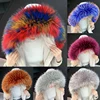 Women New Faux Fox Fur Scarf Winter Hood Fur Decor Shawl Collar Multicolor Fake Fur Scarf Winter Coat Fur Collar Accessories 1