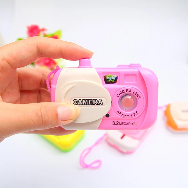 

Children Educational Toys Cartoon Camera Toy Baby Projection Nursery Toys Gift Color Random