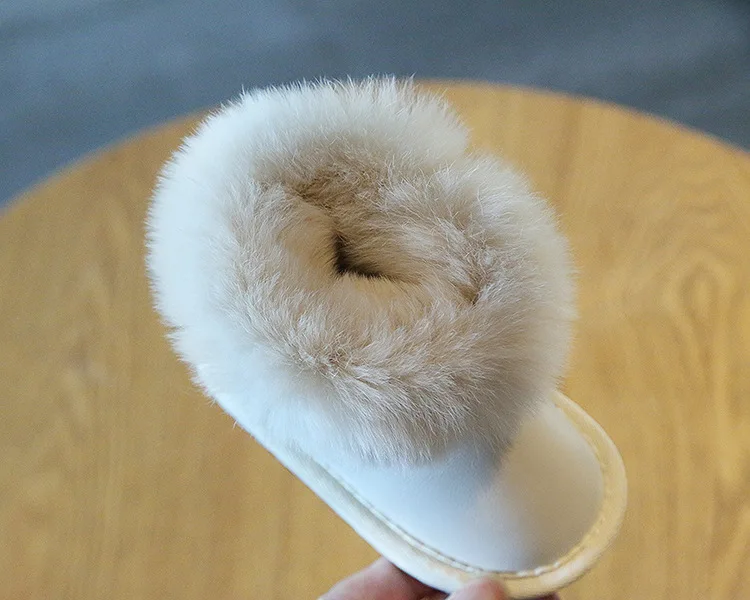 Children's Snow Boots 1-3 Years Old Girls Baby Princess Cotton Shoes Baby Toddler Shoes Children Winter Baby Boots