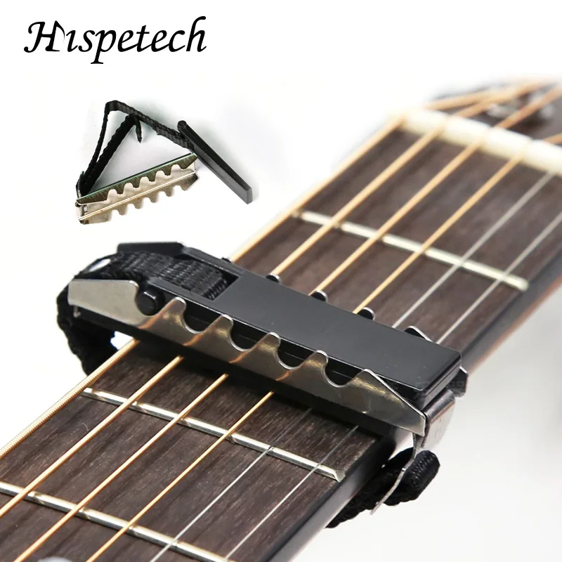 

HISPETECH Capo Guitar Tone Adjusting Capotraste New Flat Capo Clamp For Electric Acoustic Guitar Classic Usical Instruments Part