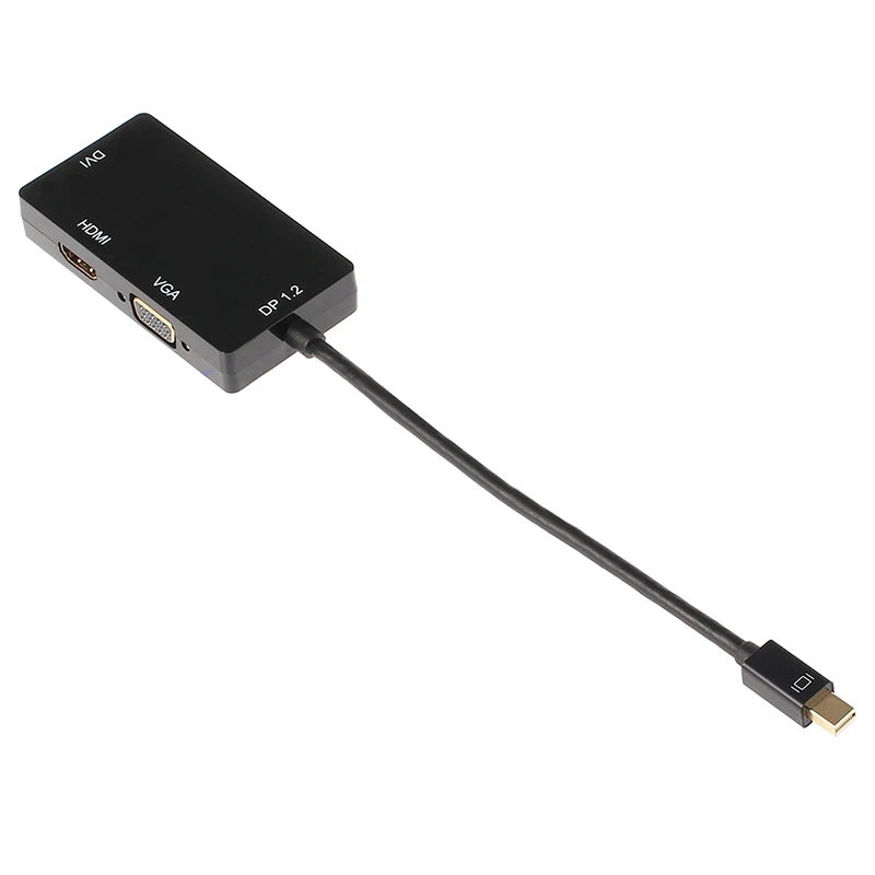 Промо-акция! Мини-Дисплей Порт Thunderbolt к DVI VGA HDMI адаптер для MacBook Pro Mac Air