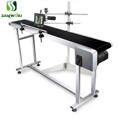 Automatic product Printer line Barcode Inkjet Coding Machine image printer with Laser bracket &amp Conveyor belt | Бытовая техника