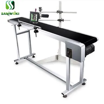 

Automatic product Printer line Barcode Printer Inkjet Printer Coding Machine image printer with Laser bracket & Conveyor belt
