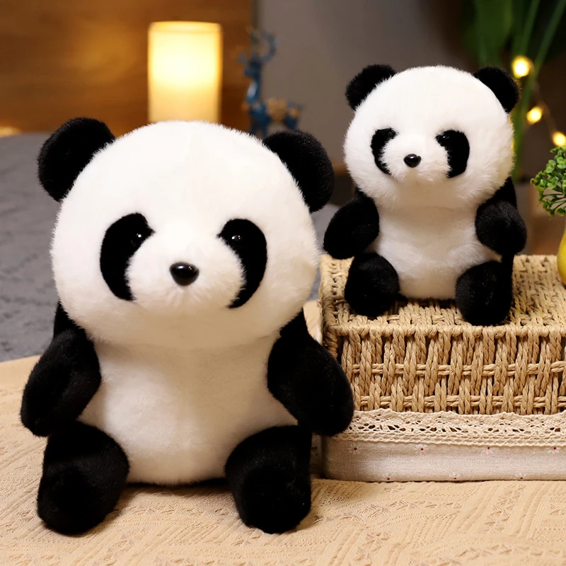 18 26センチメートルかわいい中国国宝パンダぬいぐるみぬいぐるみソフト動物黒 白のパンダ枕かわいい装飾のギフト Stuffed Plush Animals Aliexpress