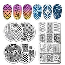 Placas de carimbo de aço inoxidável da arte do prego da arte do prego(China)