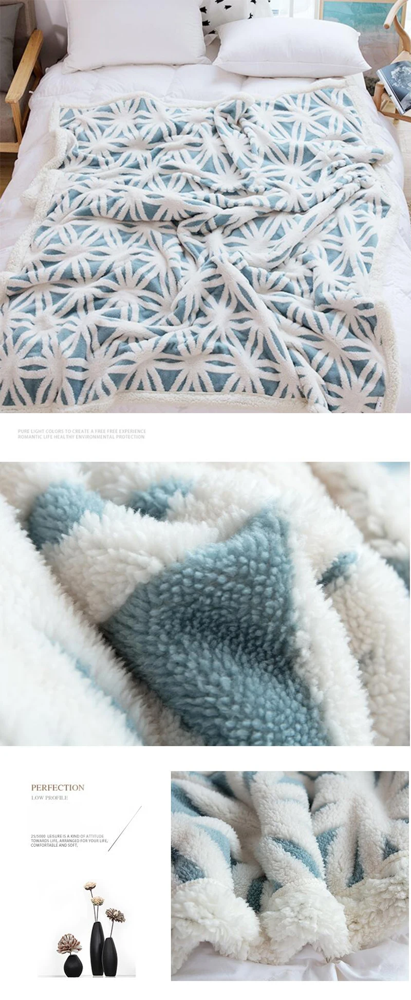 Супер мягкое фланелевое одеяло для кровати жаккардовое геометрическое теплое толстое пледы одеяло s Лист Покрывало Диван Механическая стирка
