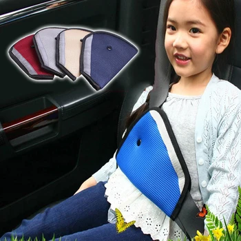 

Triangle Car Safety Belt Adjust For Children Baby Kids Oxford Fabric Car Safety Cover Strap For Baby Seat Adjustable