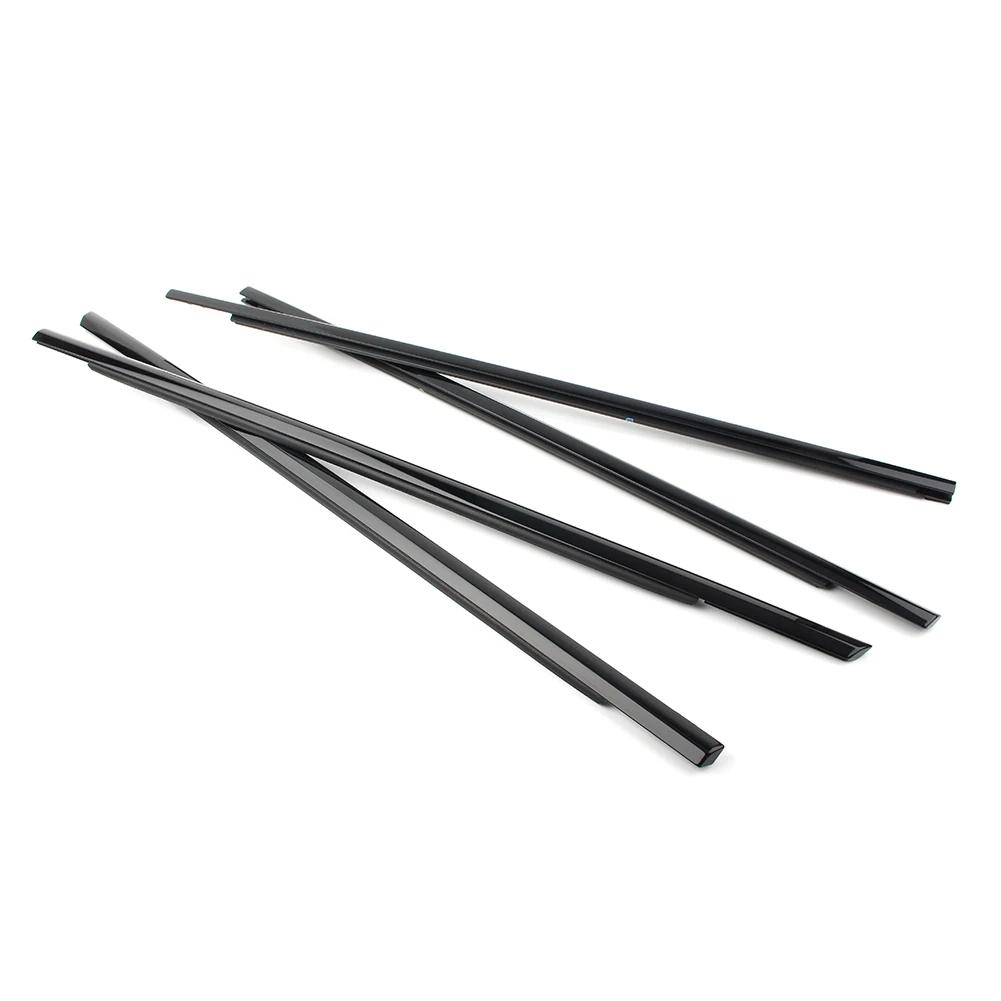 4Pcs Car Weatherstrip Window Moulding Trim Door Seal Belt Molding For Land Rover Discovery Sport