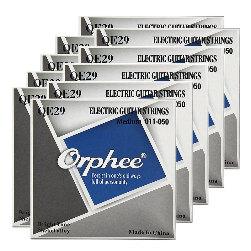 QE29 Orphee 10 компл. Профессиональные гитарные струны с никелевым покрытием - Цвет: QE29