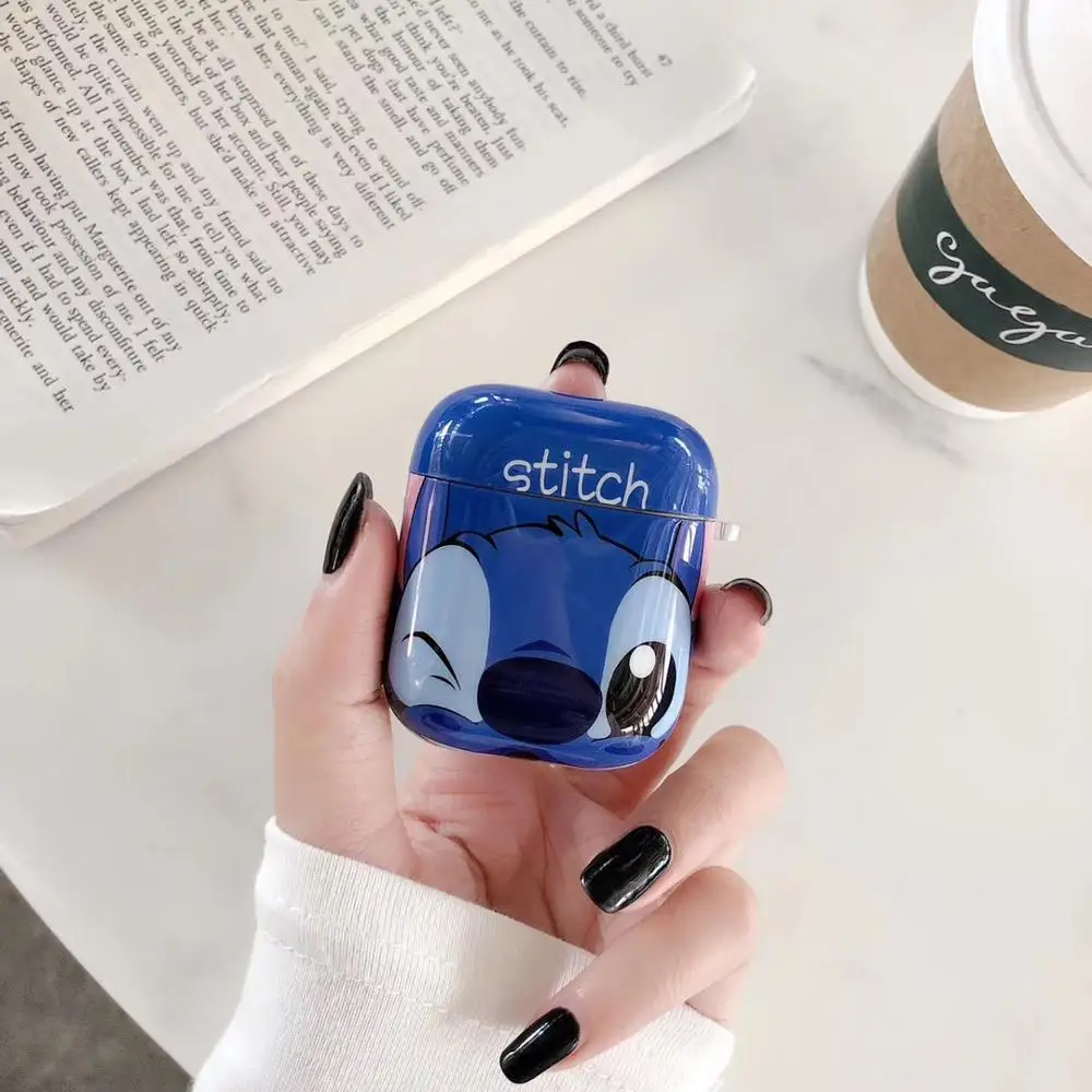Горячая вышивка милый медведь собака розовый мягкий силиконовый Bluetooth беспроводной Чехол для наушников для Apple AirPods 1 2 глянцевый чехол для гарнитуры - Цвет: F