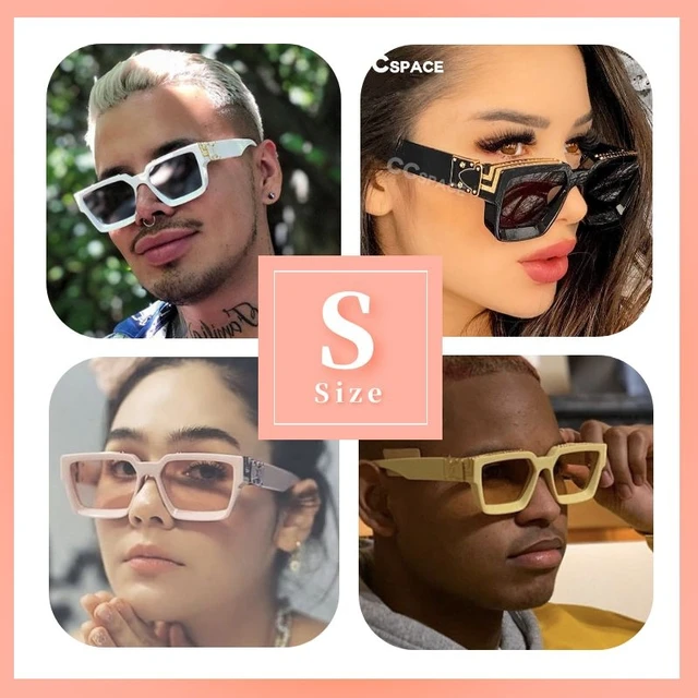 46167 Square Large Frame Luxury Brand Sunglasses Men Women Fashion Uv400  Glasses