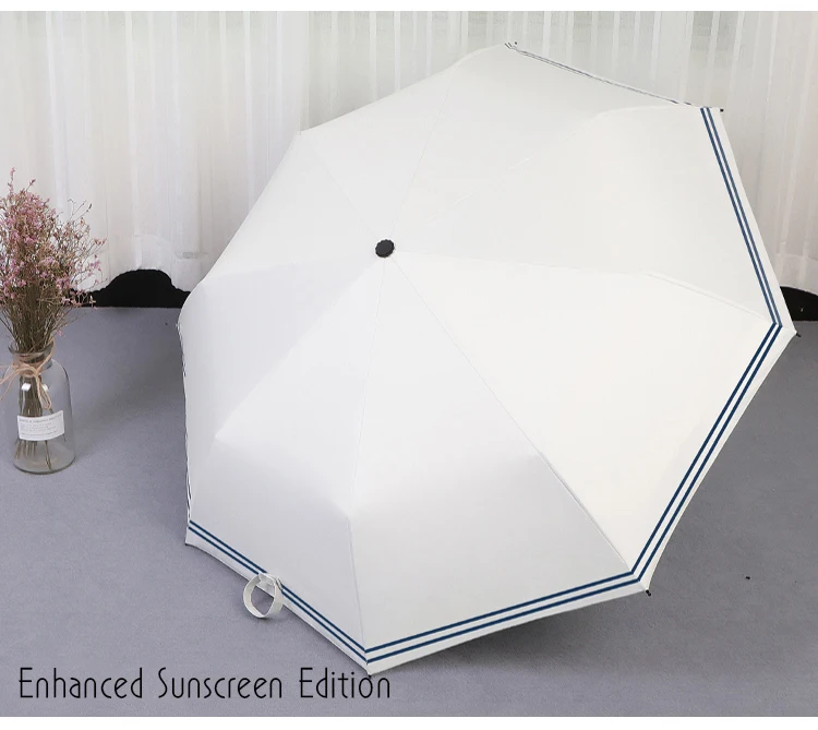 Sunumbrella компактный портативный складной Ультра солнцезащитный черный Универсальный Зонт женский стиль