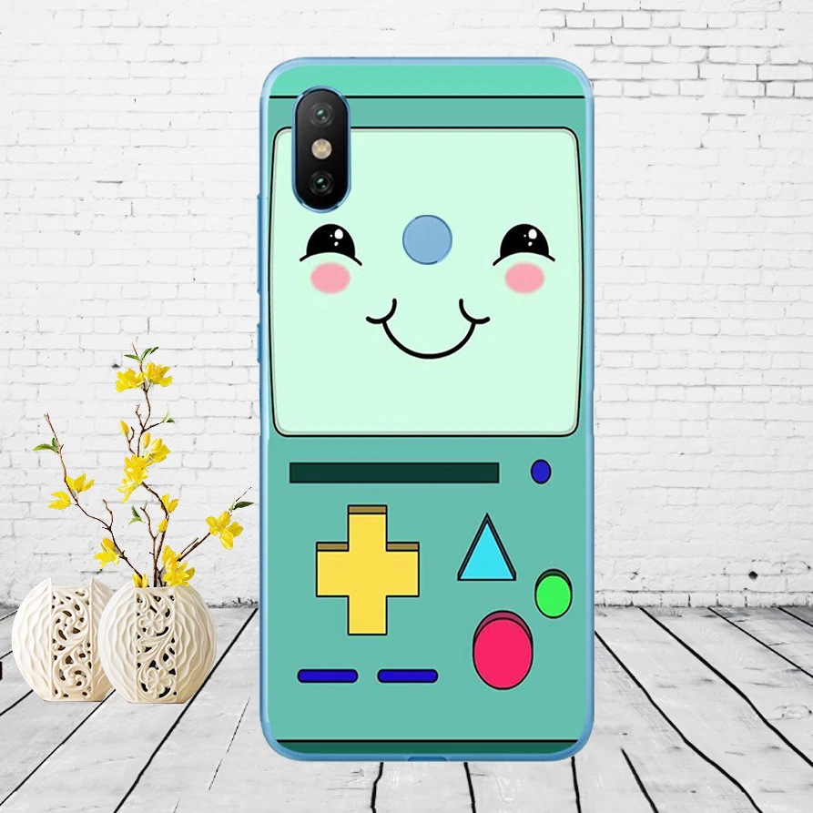 6 02 adventure time cute Beemo BMO Джек Финн Lumpy Мягкий силиконовый чехол для Xiao mi Red mi 6 6a mi 8 a2 lite note 5 6 pro 7 Case - Цвет: 6