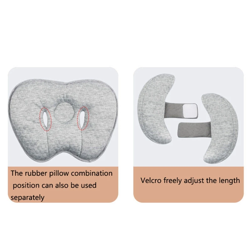 Baby Head Neck Protective Pillow Safety Car Seat Neck Support Sleeping Pillows Adjustable Children U-Shape Headrest Cushion 4