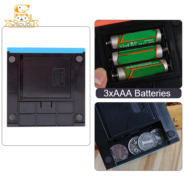 Vicces Face Bank Újdonságok Újdonság Játékok Intelligens Malacka Dobozok Eszik Érme Konténer Aranyos Arc Alak Pénztároló Mozgó Dekorációs Ajándékok - Image 3