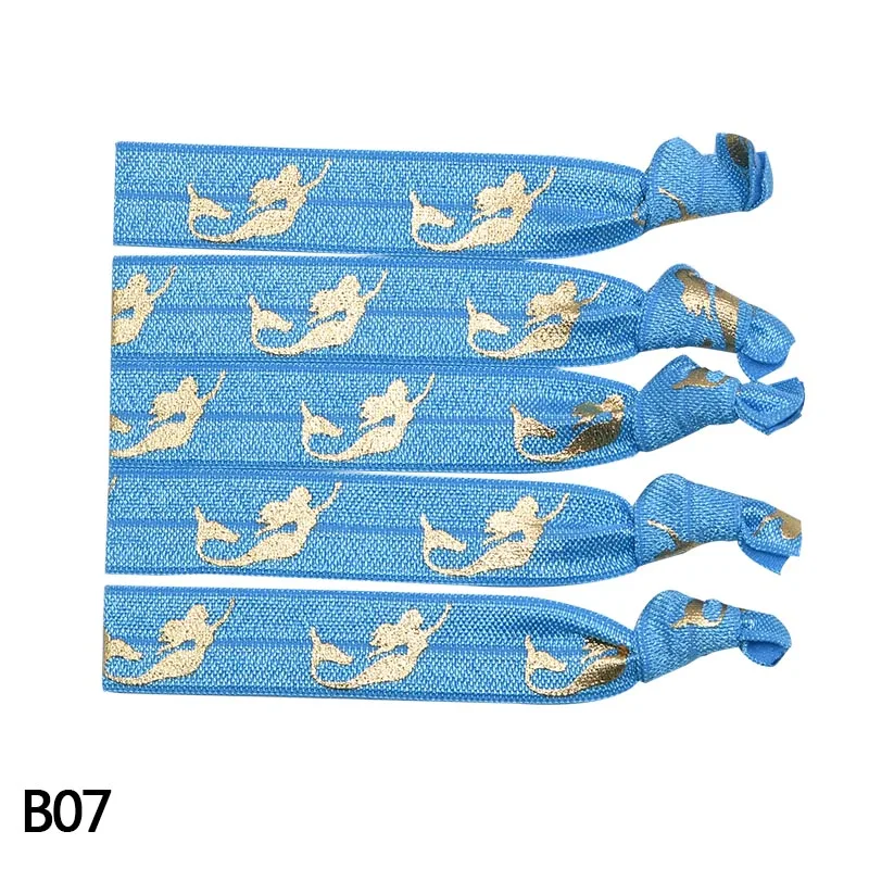 B07 Mermaid blue 10 шт. надпись «Bride Tribe» девичник волос Веревка девичник браслет с надписью "Bride To Be" племени повязка на руку для волос аксессуары для свадебного декора - Цвет: B07 Mermaid blue