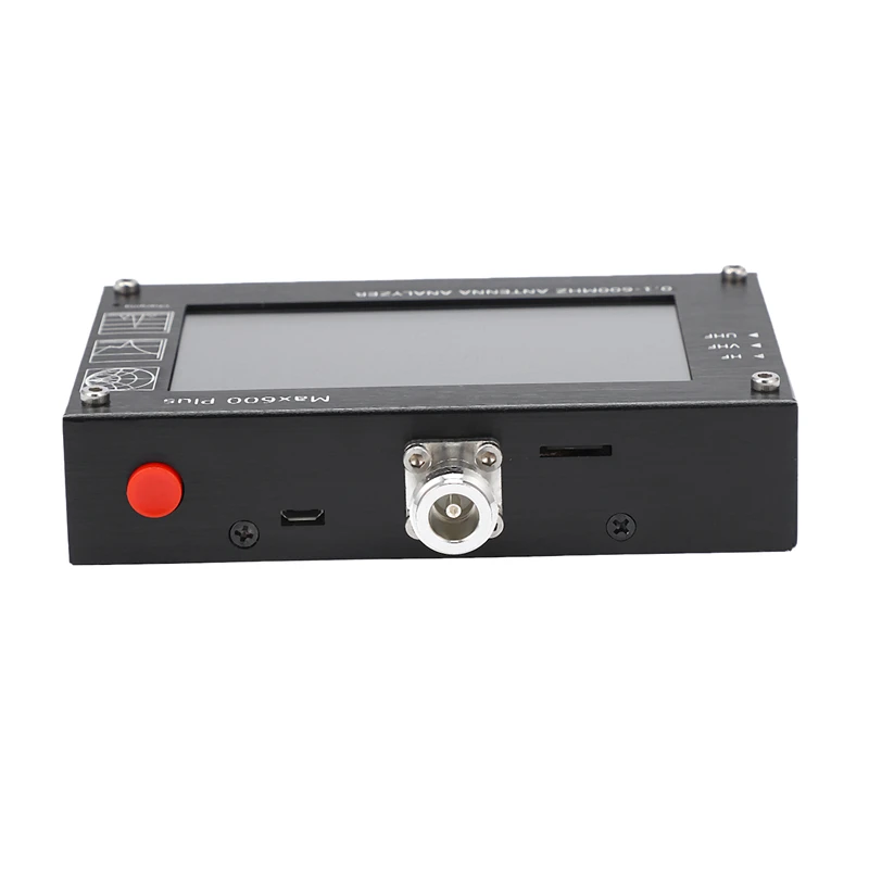 Max600 Plus HF/VHF/UHF антенный анализатор 0,1-600 МГц с 4,3 дюймовым TFT lcd сенсорным экраном