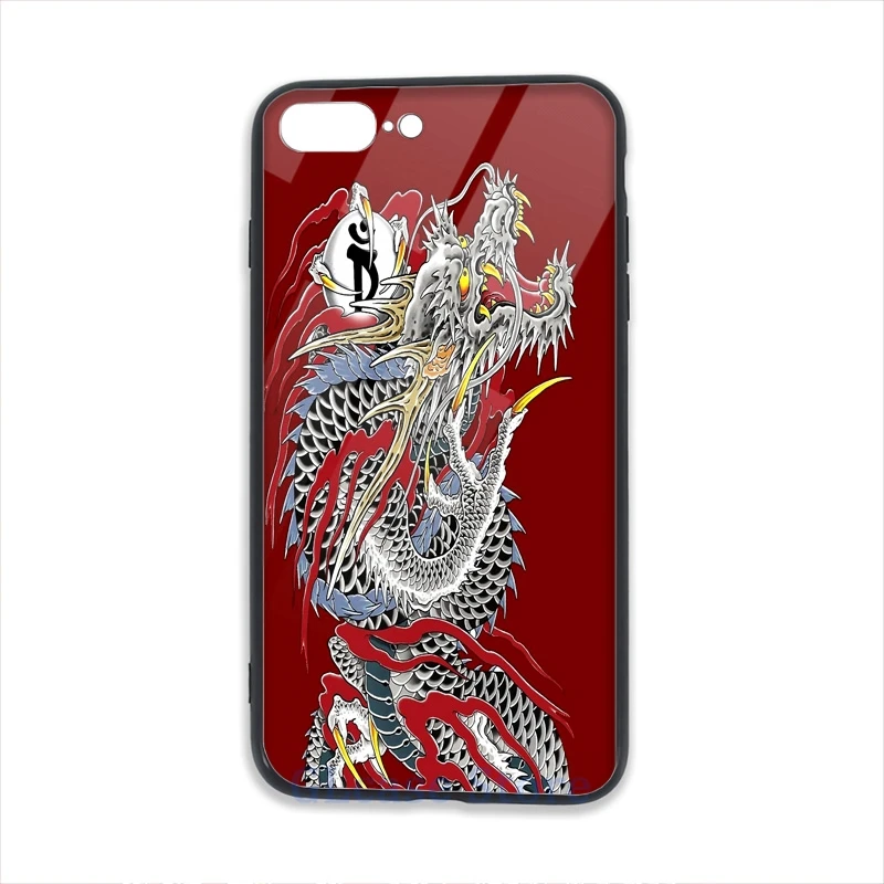 11 Plus Bumper Cover 8 6s 12 X 7 Tattoo Personalised Glass Case for Apple iPhone Mini Max SE 2020 Pro XR
