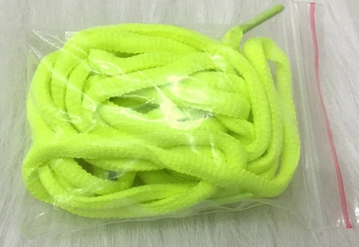 Fluorescent Yellow Классические круглые шнурки для отдыха шнурки для спортивной обуви уличные мужские и женские высококачественные шнурки Модные Разноцветные 1 пара - Цвет: Fluorescent Yellow